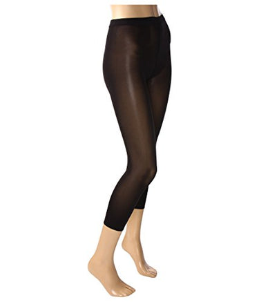 Wolford Women's Velvet 66 Leggings Tights, 65 DEN, Black (Black 7005), on Sale